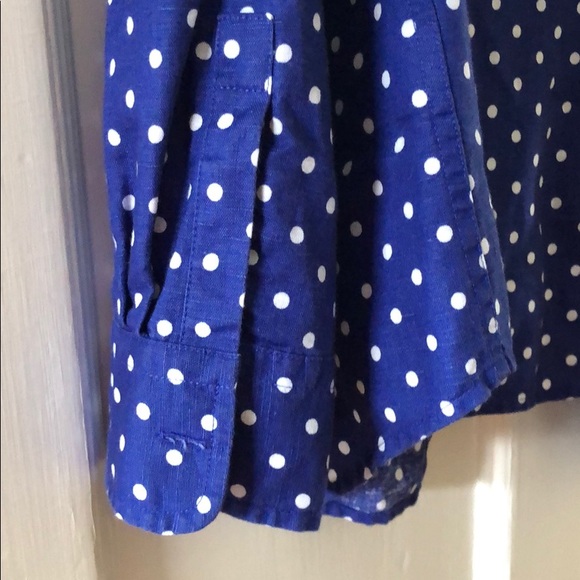 Talbots Polka Dot Shirt - Picture 5 of 9